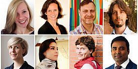 Portraits: Claudia Wiggenbröker, Alice Amorim, Sören Kittel, Fabio Fornari, Hazel Sheffield, Natalia Ruiz Morato, Jenny von Sperber, Khondokar Kabir