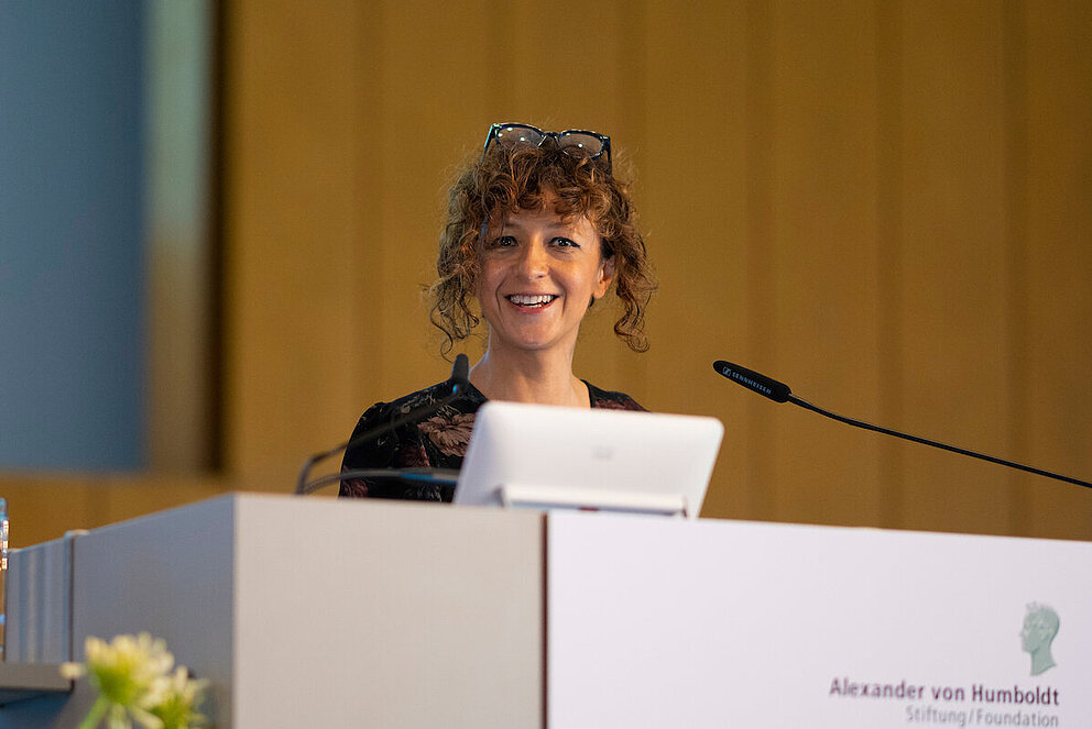 22.06.2022: Jahrestagung der Alexander von Humboldt-Stiftung, Emmanuelle Charpentier hält Festrede