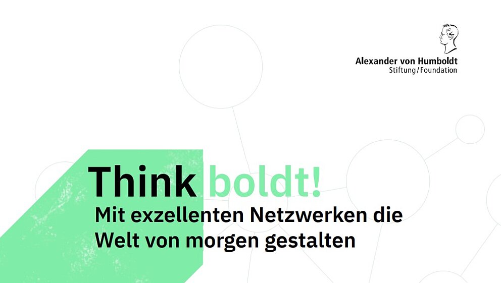 AvH Logo und Text: Think boldt!