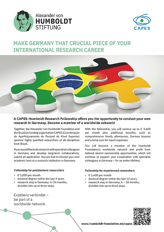 Capes-Humboldt Research Fellowship - Short Information