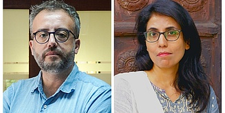 Portäts von Guillermo Wilde und Nousheen Zaidi