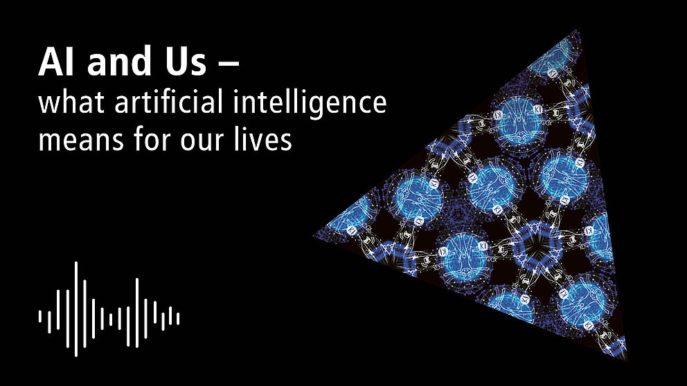Podcast cover: AI and Us - what Artificial Intelligence means for our lives