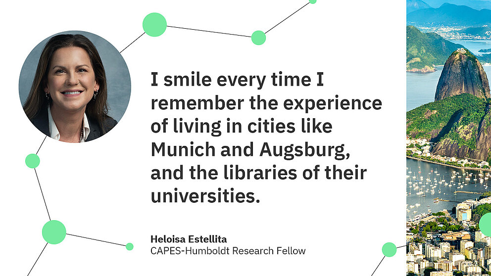 Heloisa Estellita: I smile every time I remember the experience of living in cities like Munich and Augsburg, and the libraries of their universities.