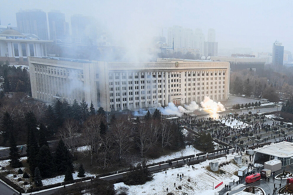 Protest in Kasachstan