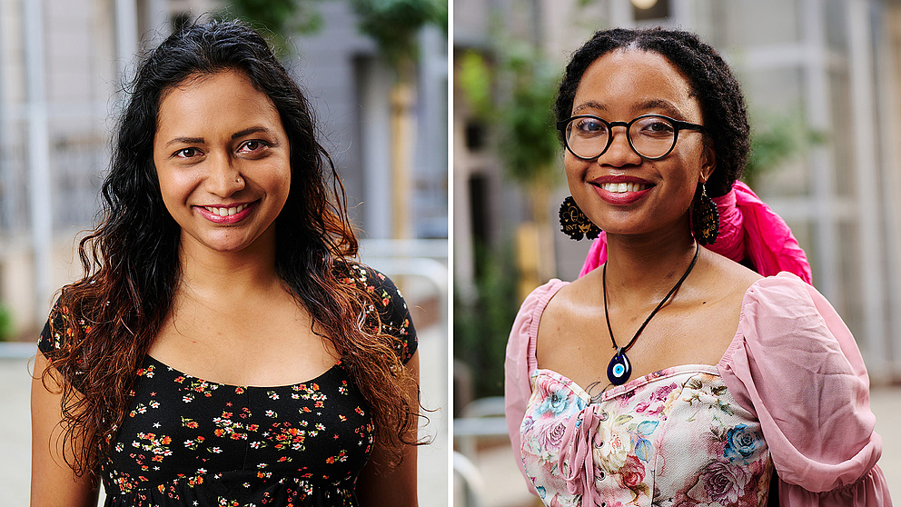 Fotos von Nandini Tanya Lallmon und Tlamelo Makati