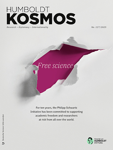 Cover of the Kosmos Magazine No. 117/2025, "Free Science"