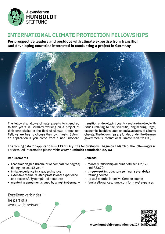 Short information "International Climate Protection Fellowship"