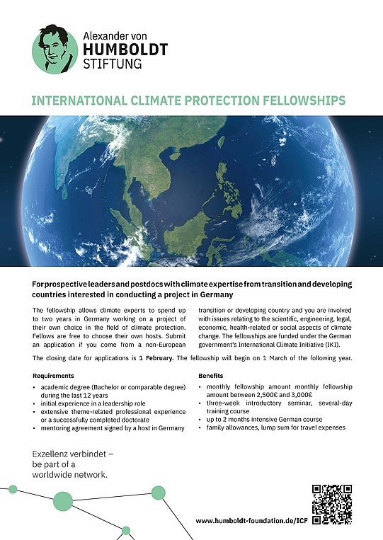 Short information "International Climate Protection Fellowship"