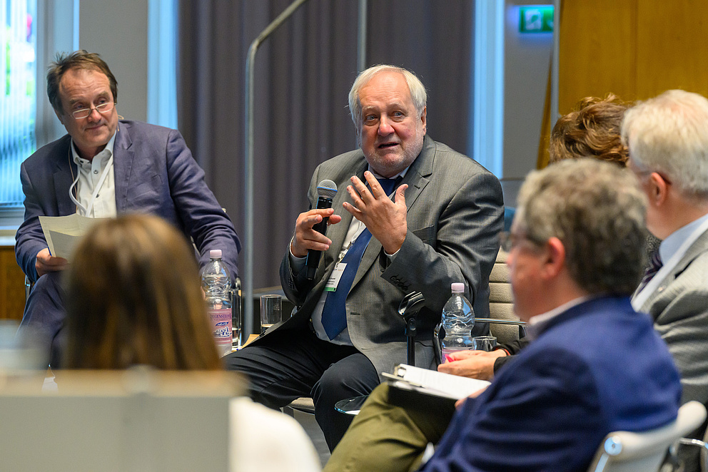 Michael Gaebel, European University Association: Jerzy Duszyński, Polish Academy of Sciences