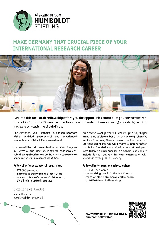 Short Information "Humboldt Research Fellowship"