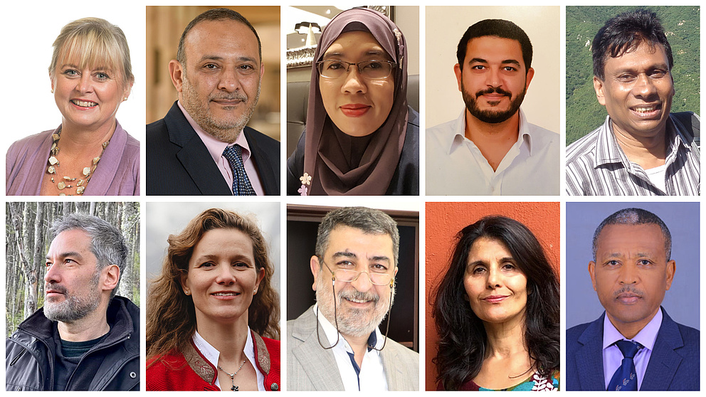 Portraits of the 2021 Georg Forster Research Award winners