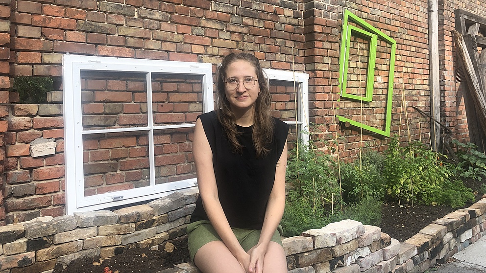 Lea Kuhar at the co-working space "PulsRaum" in Berlin