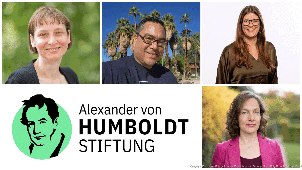 Neue Alexander von Humboldt-Professor*innen ausgew&auml;hlt
